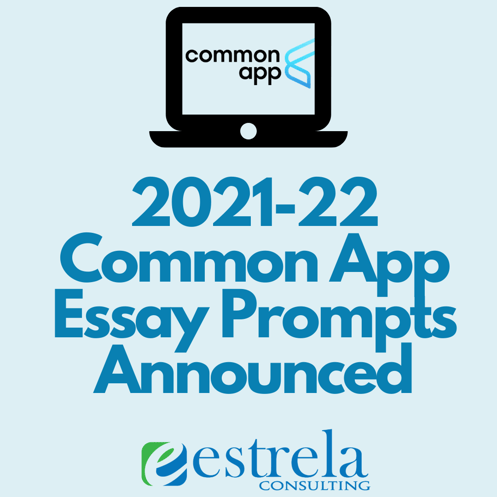Common App Prompts 2021-22