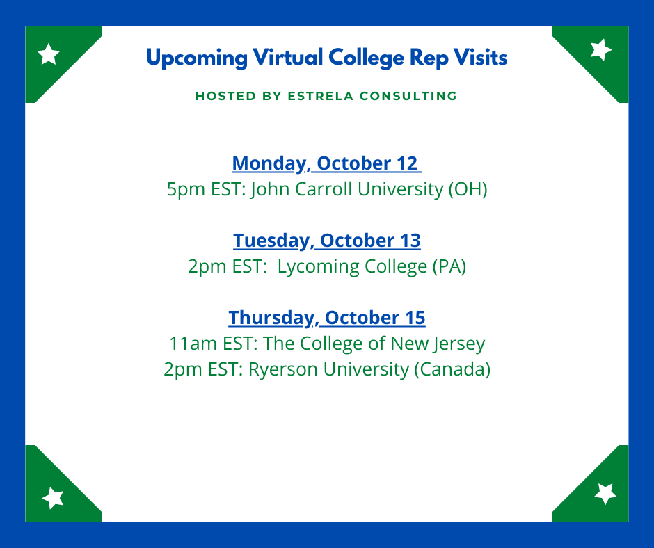 VIRTUAL VISITS WEEK 10