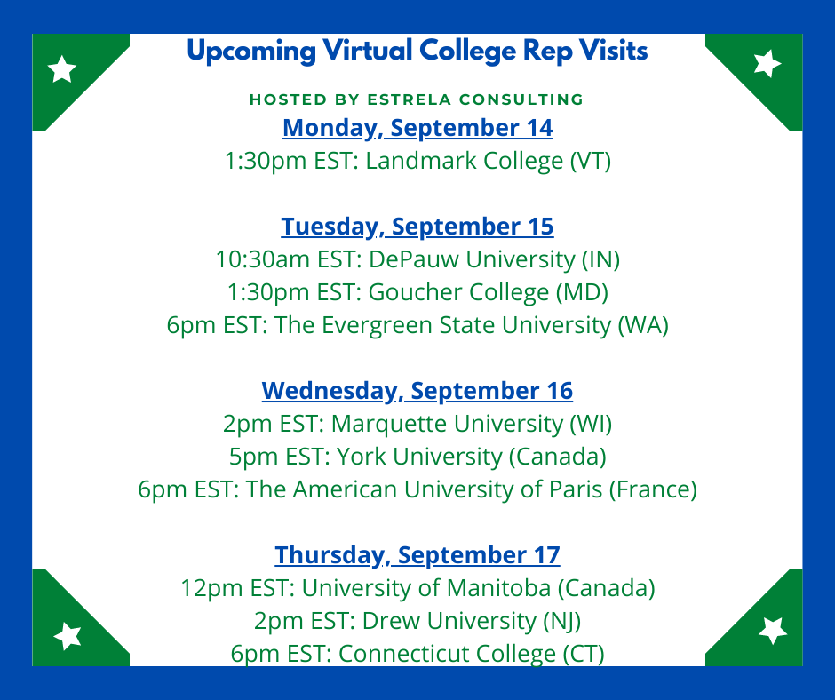 VIRTUAL VISITS WEEK 6